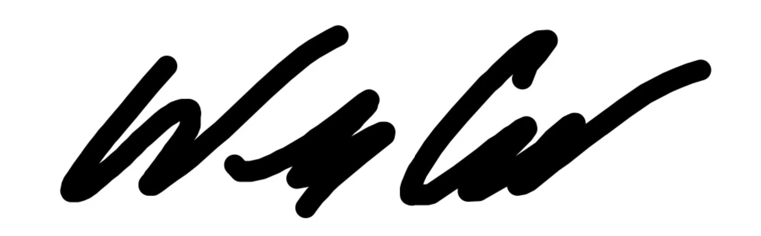 Wesley Cole signature